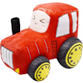 Miniatyrbillede 1 af 5: SSRGV Blød Plys Traktor Fyldt Lastbil Legetøj Super Sød Bil Plushie Pude Fremragende Gaver til Børn eller Fødselsdagsfest 12 Tommer (Rød)_v (YJD)