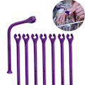 Miniatyrbild 1 av 5: 8-pack Silikon Diskmaskinstillbehör Silikon Stjälkvarnare Flexibel Stjälkvarnare Diskmaskin Vinglas Skydd