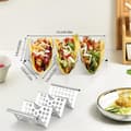 Miniatyrbild 3 av 5: Taco Ställ Rostfritt Stål 4-Pack Handtag[YJD]