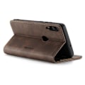 Miniatyrbillede 3 af 5: Til Huawei P20 Lite Caseme 013 Serie Simpel Kort Version Komfortabelt Læder Etui Rød[HK] Espresso Huawei P20 Lite (2018)