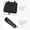 Miniatyrbilde 2 av 5: Toastjern Non-stick Grillet Sandwich Panini Maker Med Isolert Håndtak Varmt Sandwichjern Grillet Ost Maskin[YJD]