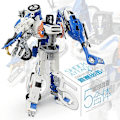 Miniatyrbillede 5 af 5: Dreng Legering Transformation Voltron Speedbåd Transformation Legetøjsbil Robot Model[YJD] SUV