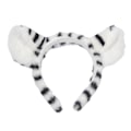 Miniatyrbillede 4 af 5: Små Tiger Pandebånd med Hale Tiger Ører Hårbøjle Tegneserie Tiger Pote Hårbøjle [HK] Brown tiger ears