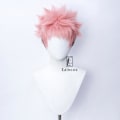 Miniatyrbild 2 av 5: Anime Jujutsu Kaisen Cosplay Yuji Itadori Peruk Rosa blandad Svart Kort Peruk Värmebeständig Syntetiskt Hår  (YJD) Yuji Itadori Wig One Size