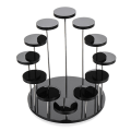 Miniatyrbillede 2 af 3: Multilags Kageholder Rundt Kage Stativ Holder Bakke Til Fest Kage Dessert Mad Servering