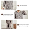 Miniatyrbild 5 av 5: Herr Stain Silk Pyjamasset Pyjamas Herr Sovkläder Tryckt Siden Nattlinne Hem Man Satin Mjuk Bekväm Sovpyjamas[HK] XL Champagne