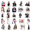 Miniatyrbillede 4 af 5: 50 stk Blackpink Stickers Computer Dekal Til Laptop Vandflasker Skateboard Graffiti Patches