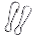 Miniatyrbilde 4 av 5: 100 stk. Vårfjærkroker Snap Clip Hooks Små vårfjærspenner [kk]