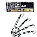 Miniatyrbild 3 av 5: Standard Jack Gitarrnyckelring Gitarrförstärkare Nyckelhållare Hängare Väggmontering