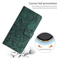 Miniatyrbild 5 av 5: Skin-touch PU-läderfodral med fjärilsmönster, stativ och plånboksfunktion för Motorola Moto G7 Power