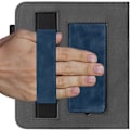 Miniatyrbilde 5 av 5: Stativdeksel for 7\" Kobo Libra Colour (2024), Premium PU-skinn stativdeksel med håndstropp og Auto[HK] Plum Flower