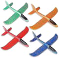 4-pack skumglidflygplan, manuell kastning, storlek 48 cm, lysande flygplan_zyaq1[YJD]