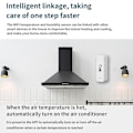 Miniatyrbild 4 av 5: 3x Tuya Wifi Temperatur- och Luftfuktighetssensor Inomhus Termometer Hygrometer SND [kk]