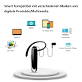 Miniatyrbilde 5 av 6: Bluetooth-hodetelefoner Bluetooth-hodetelefoner Bluetooth-hodetelefoner for iPhone Android Svart