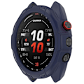 Miniatyrbilde 4 av 5: Beskyttende klokkeveske for Garmin Approach S70 47mm, ripebestandig TPU hul beskyttelse [HK] Style E Garmin Approach S70 47 Blue