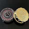 Miniatyrbillede 3 af 5: Metal Terning Roulette til D&D, Dungeons & Dragons & RPG Spil - Fingerspids Stress Relief Legetøj Spinner Terningesæt med Gaveæske [YJD] 2