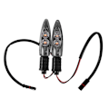 Miniatyrbillede 1 af 5: Motorcykel Front LED Blinklys Røgfarvet Glas Sideindikator til S1000R S1000RR S1000XR R1200GS[HK] Black