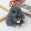 Pikkukuva 4 / 5: Ihana Turkki Bunny Fluffy Rabbit Plus Toy Avaimenperä Laukun Ripustus Koriste Avaimenperä_v (YJD) Bright camel color 15cm