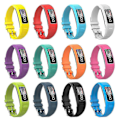 Miniatyrbillede 4 af 4: Udskiftningsrem i blød silikone til Garmin Vivofit 1/2 armbånd [HK] Blue