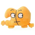 Miniatyrbild 1 av 5: HaKeLai Ny BFDI Battle For Dream Island Plyschleksak Gosedjur Mjukt Djur X Siffror Blintz Block Markör Penna Häftapparat Pommes Frites Gåvor[YJD] Number Ten 23cm