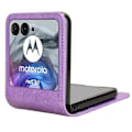 Pikkukuva 2 / 5: Motorola Razr 50 5G Lompakkokotelo Iskunkestävä Nahkainen Puhelinkuori [HK] Multicolor Style A