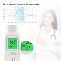 Miniatyrbilde 6 av 7: Berøringsfri Digitalt Termometer for Baby og Voksne, Temperaturalarm, Panne, Innendørs, Infrarød, Multifunksjon White