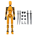 Pikkukuva 1 / 5: T13 Actionhahmo, Titan 13 Actionhahmo, Robot Actionhahmo black orange