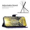 Miniatyrbild 3 av 5: För Samsung Galaxy A05s 4g Fodral Präglat Plånboksställ Läder Telefonskal [HK] Blue