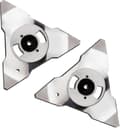 2-pack ersättningsblad för Robomow robotgräsklippare RS TS MS RC TC MC modeller rostfritt stål xh  (YJD)