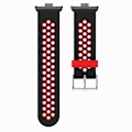 Miniatyrbillede 4 af 4: Til Xiaomi Redmi Watch 4 Dual Color Silikone Urrem Armbånd [HK] Style A Multicolor