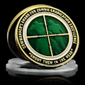 Miniatyrbillede 3 af 5: Zombie Challenge Coin Biokemisk Krise Markører Mindemedalje Skyd Hoved Badge Souvenir Gave Desktop Metal Ornament(YJD) 1pc