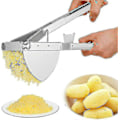Miniatyrbillede 1 af 4: Rustfrit Stål Kartoffelpresse. Rustfrit Stål Kartoffelmoser Professionel Kartoffel