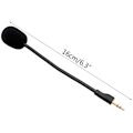 Miniatyrbilde 4 av 5: Reservedeler mikrofon for Logitech G PRO / G PRO X trådløst spillhodetelefon, avtakbar mikrofonbom  (kk)