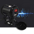 Miniatyrbilde 4 av 5: Vanntett Motorsykkel 12V USB Strømuttak Adapter Lader Motorsykkel[HK]