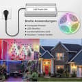 Miniatyrbild 4 av 4: LED-transformator 12V 60W, Utomhus vattentät transformator med stickpropp, LED-strömförsörjningsdrivrutin 230V till DC12 Volt-adapter, EU[YJD] Silver