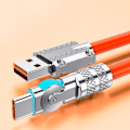 Pikkukuva 5 / 5: Type C -latauskaapeli Mobiilipuhelimen latauskaapeli ORANSSI 2 M 2 M Oranssin värinen [kk] Orange 2 m-2 m