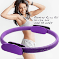 Miniatyrbilde 3 av 5: 5 stk. Pilates Ring Sett 14\" Yoga Fitness Magic Circle Pilates Utstyr For Hjemmetrening Fitness Kit[HK]