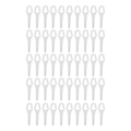 Miniatyrbilde 1 av 5: 50 stk. Plastblader for gresstrimmer, gressklipperdeler for BOSCH ALM 28 30[YJD] White