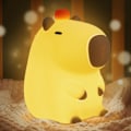 Miniatyrbilde 2 av 4: Capybara nattlampe - Søte Capybara gaver Dekorer barnerommet med søte silikon capybara nattlamper Jul