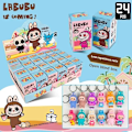 Miniatyrbillede 5 af 5: Rabu Blind Box Nøglering 12/24 stk. Kawaii Rabu Tegneseriefigurer Mystisk Æske Rumdekorationer Pige Legetøj Skoletaske Vedhæng Gave(D) farve[YJD] color Blind Box 12pcs