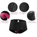 Miniatyrbild 5 av 5: Dam Cykelunderkläder 3D Gel Vadderade Cykelkalsonger MTB Cykel Underkläder Shorts[HK] M Black