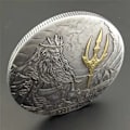 Miniatyrbilde 4 av 5: Minnesmynter Kunstsamling Gaver Poseidon Egypt Jpan Amaterasu India Fint Sølvmynt Antikk Myt Platerte Mynter(YJD) shiva