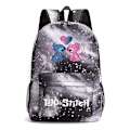 Pikkukuva 2 / 3: Disney Lilo & Stitch -piirretty reppu kouluun, kevyt vedenkestävä kirjakassi, rento päiväretki keskiasteen teini-ikäisille pojille ja tytöille [kk] Galaxy Grey