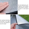 Miniatyrbilde 5 av 5: Aluminium Isoleringsmatte Skummatte Sovematte For Camping Isolasjonsmatte Foldbar Telttmatte Gulvmatte Termisk (YJD) 2MX2M