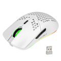 Miniatyrbillede 4 af 5: SSRGV Letvægts Trådløs Gaming Mus, Genopladelig Computermus med Honeycomb Skal, LED Lys, 4 Justerbare DPI, 2.4GHz[HK]