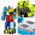 Miniatyrbilde 5 av 5: DIY Kreativ Utdanningsblokker Montering Actionfigur Transformasjon Nummer Deformasjon Robot Leke For Barn