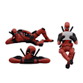 Miniatyrbild 1 av 3: 3-pack X-Men Deadpool Actionfigurer Leksaker Modellprydnader Staty För Hem Bil Skrivbordsdekorationer (YJD) A 3Pcs