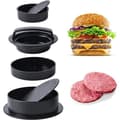Hamburgerpress - ZGEER - 3 i 1 - Non-stick - ABS-plast - Svart (YJD)