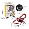 Pikkukuva 3 / 4: Simulaatiohyönteinen Infrapuna Kaukosäädin Eläin Lelu RC Skorpioni Hämähäkki Leppäkerttu Lasten Lahja [HK] Red Scorpion