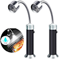 Pikkukuva 2 / 5: Magneettinen ulkogrilli LED-grillivalot Säädettävät joustavat LED 360 astetta lämmönkestävät joutsenkaulalamput lyhty (YJD) 1pc